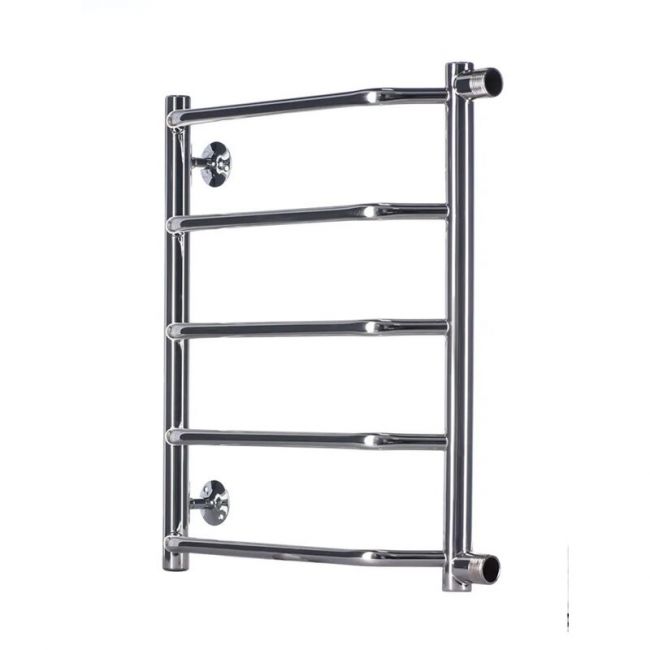 Полотенцесушитель водяной "Лесенка Трапеция" Олимп 500x400, бок.подкл., подключение 1", Размер полотенцесушителя ВхШ, мм: 500*500, Тип подключения: Водяной, Форма полотенцесушителя: Лесенка, Резьба подключения: G1", наружная ,фото 2