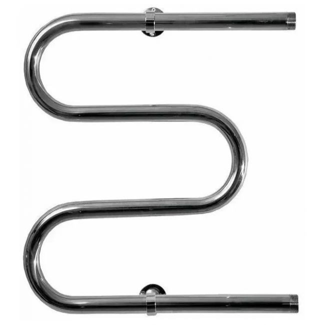 Полотенцесушитель водяной М-образный Олимп, подключение 1", Размер полотенцесушителя ВхШ, мм: 600*600, Тип подключения: Водяной, Форма полотенцесушителя: М-образный, Резьба подключения: G1", наружная ,фото 3