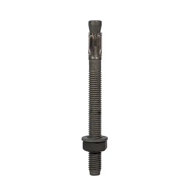 Анкер клиновой с усиленным антикоррозионным покрытием Blackdized plus, к.п. 6.8 S-KAK 16/28х145 Sormat, Диаметр анкера, мм: 16, Длина анкера L, мм: 145 