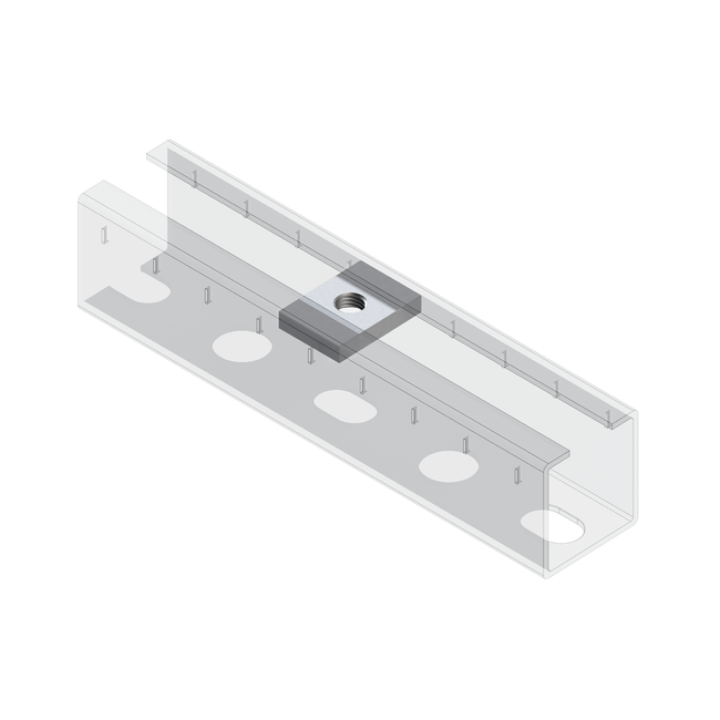Гайка профиля универсальная TNU 28-40 6F М10 (450/50 шт/кор) Termoclip ,фото 2