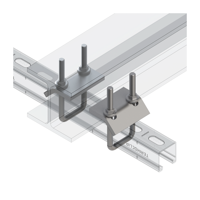 Зажим балочный TBC 41 (41-82) М10 Termoclip ,фото 2
