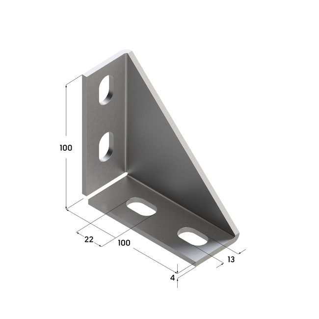 Угол усиленный ТAH 100х100 38-41 4F4 Hdg Termoclip ,фото 3