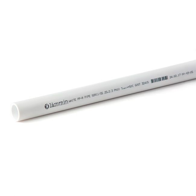 Труба PP-R PN10 для холодного водоснабжения 110х10,0 Lammin Lm31011100110, Наружный диаметр трубы, мм: 110 