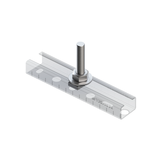 Гайка шестигранная HN DIN 934 M12 - 8 Hdg (1200/150 шт/кор) Termoclip ,фото 2