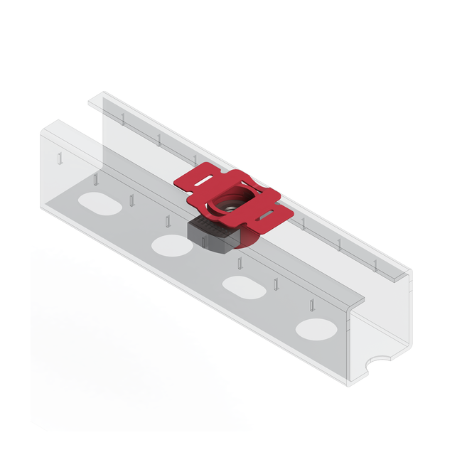 Гайка быстрого монтажа потайная TWN 41 6F M6 (150/50 шт/кор) Termoclip ,фото 3