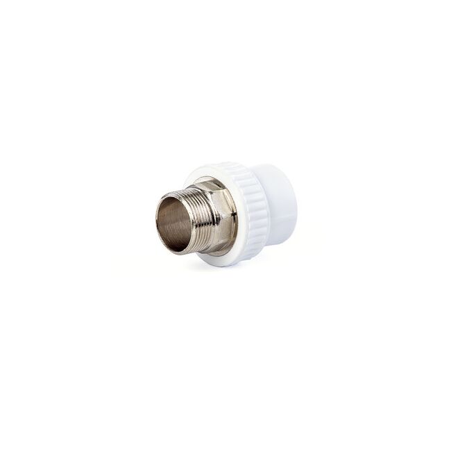 Муфта PPR комбин. НР 40 х 1_1/4" под ключ Lammin Lm31042040032, Размер изделия: 40x1 1/4 