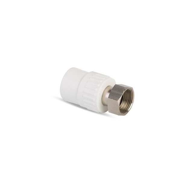 Муфта PPR с нак. гайкой 20 х 3/4" Lammin Lm31045020020, Размер изделия: 20х3/4 