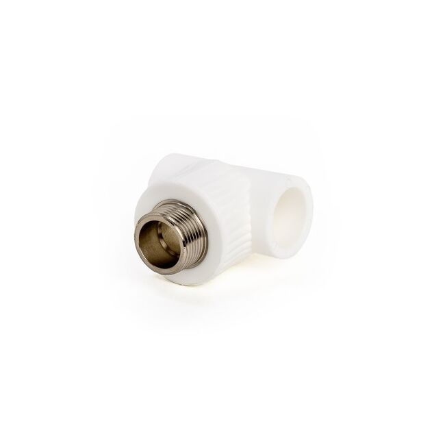 Тройник PPR комбин. НР 20 х 3/4" Lammin Lm31046020020, Размер изделия: 20х3/4 