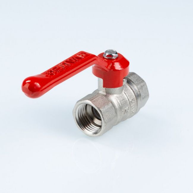 Кран шаровой СТАНДАРТ, никель, длинная рукоятка 1/2", вн.-вн. PN40 (ГОСТ) Valtec VT.120.N.04 ,фото 3