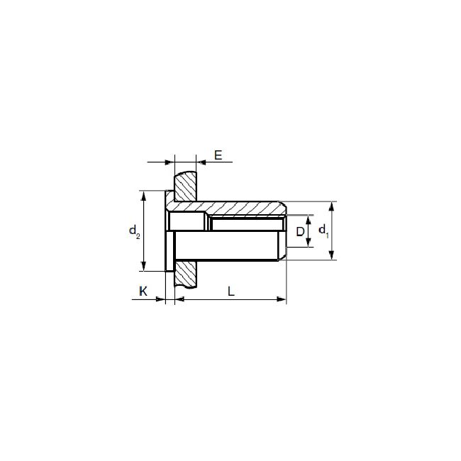 Заклепка с внутр. резьбой М5 НЕРЖ-ЦБ Bralo, Внутренняя резьба: М5 ,фото 2