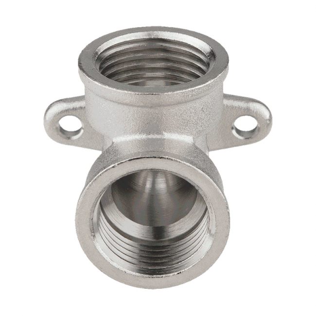 Уголок с настенным креплением (водорозетка) 1/2"х1/2" вн-вн Aqualink 02388 ,фото 4