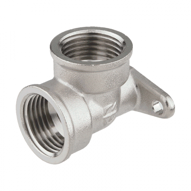 Уголок с настенным креплением (водорозетка) 1/2"х1/2" вн-вн Aqualink 02388 ,фото 5