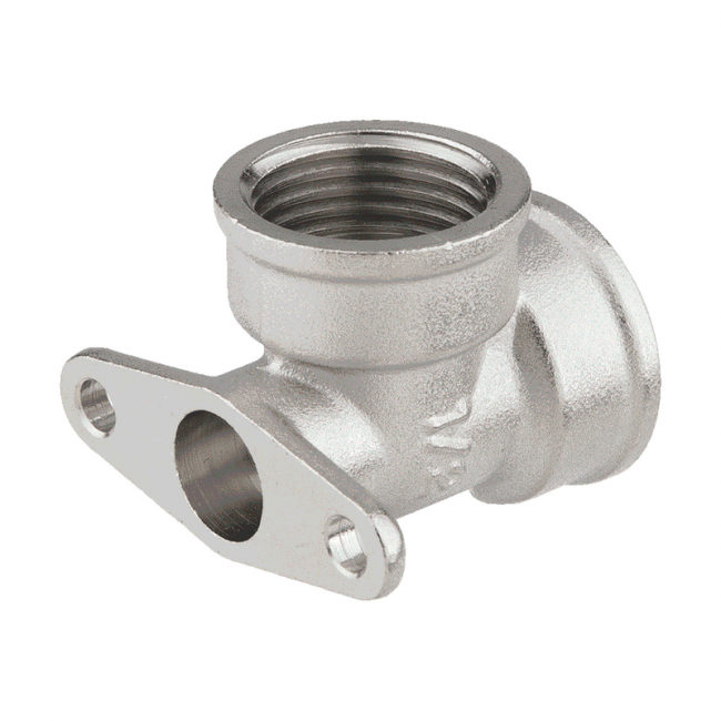 Уголок с настенным креплением (водорозетка) 1/2"х1/2" вн-вн Aqualink 02388 ,фото 2