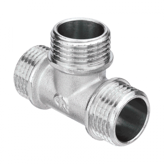 Тройник 1/2"x1/2"x1/2" нар-нар-нар Aqualink 02575, Диаметр подключения, дюйм: 1/2 