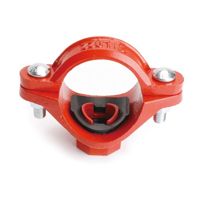 Малый хомут под резьбу BSPT (30mm), ДУ 65х15, 21/2"x1/2" (76x21 мм) LedeGroove L922-7621, Диаметр условный ДУ: 65х15, Наружный диаметр трубы, мм: 76x21 