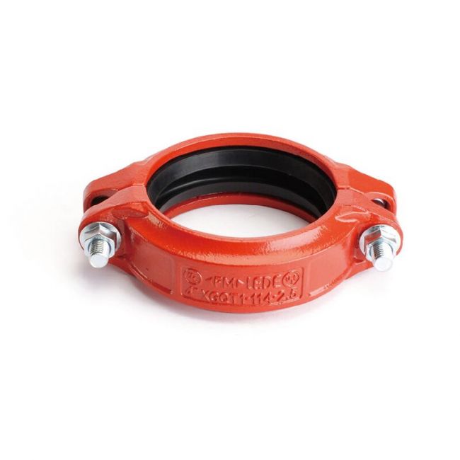 Муфта жёсткая стандартная 20,7 бар, ДУ 65, 21/2" (76 мм) LedeGroove XGQT1-76, Диаметр условный ДУ: 65, Наружный диаметр трубы, мм: 76 