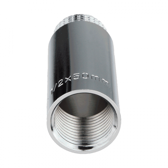 Удлинитель хромированный вн-нар 3/4"-60 Aqualink 02400, Диаметр подключения, дюйм: 3/4х60 ,фото 3