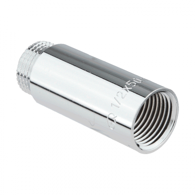 Удлинитель хромированный вн-нар 1"-40 Aqualink 04549, Диаметр подключения, дюйм: 1х40 
