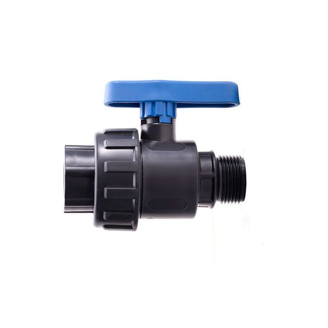 Кран для ПЭ труб ВВ 1 1/2", Lammin, Lm34103000040, Диаметр подключения, дюйм: 1 1/2" ,фото 3