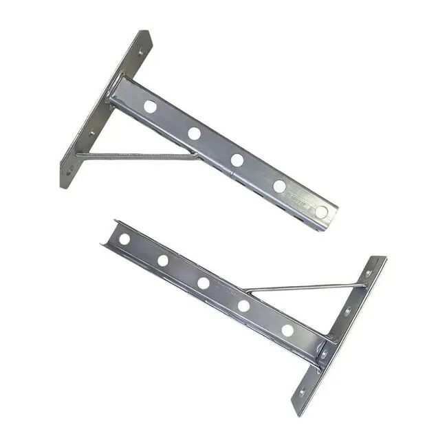 Кронштейн П-образный 300х180 2шт. оцинкованный, Длина консоли, мм: 300, Толщина профиля, мм: 2, Материал профиля: Оцинкованная сталь ,фото 2