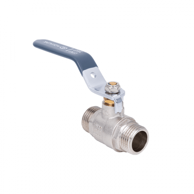 Кран шаровой нар-нар ручка Aqualink, Размер крана: 1" 