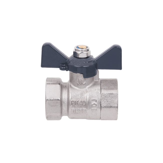 Кран шаровой вн-вн  бабочка Aqualink, Размер крана: 1" ,фото 2