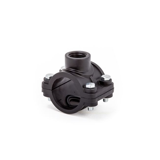 Седелка для ПЭ труб 75 x 3/4", Lammin, Lm34201075020, Диаметр подключения, дюйм: 3/4", Диаметр подключения, мм: 75 