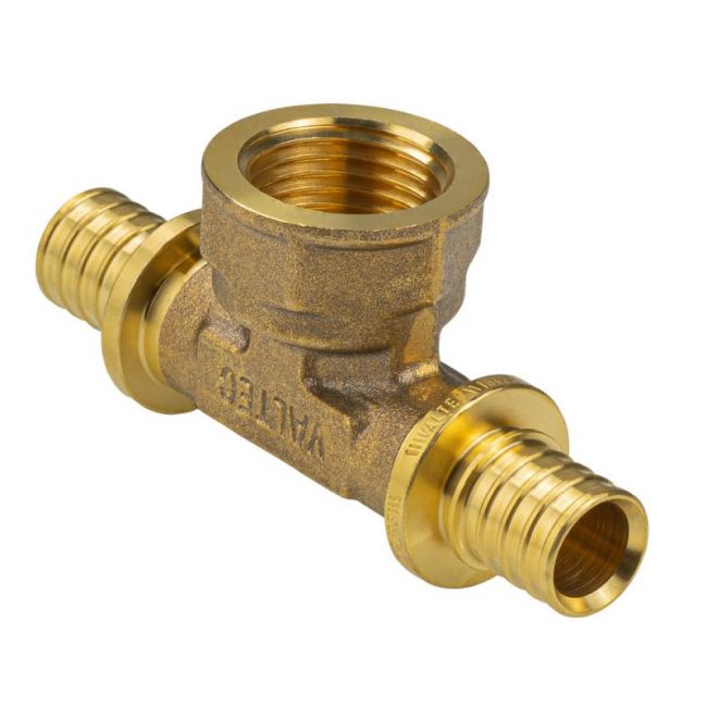 Тройник надвижной с переходом на вн.р. 25(3,5) х 3/4" х 25(3,5) Valtec VTm.432.G.250525 