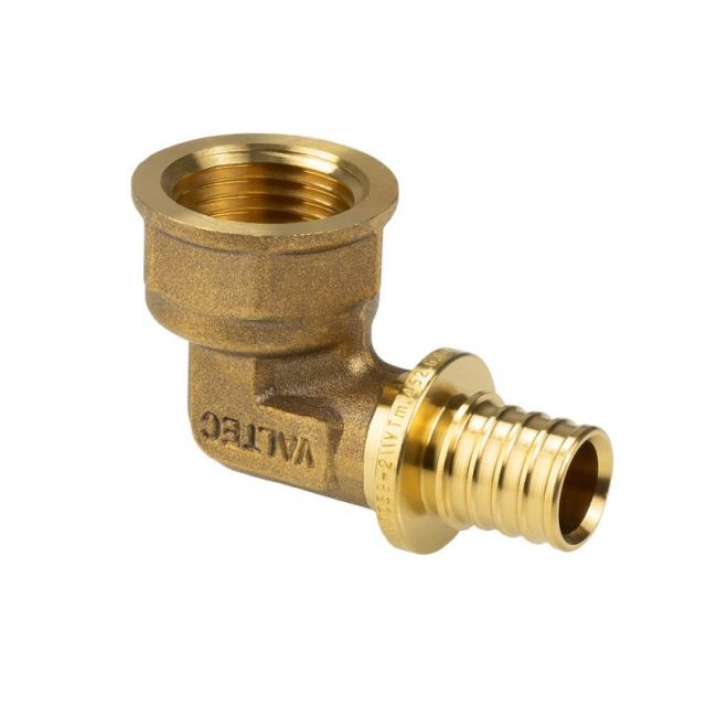 Угольник надвижной с переходом на вн.р. 25(3,5) х 3/4" Valtec VTm.452.G.002505 