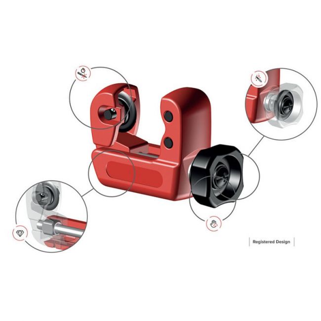 Ручной труборез Zenten для медных труб до 1.1/8" (до 30мм) ,фото 2