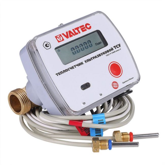 Теплосчетчик ультразвуковой, RS-485, 0,6 м3/час (на подающий тр.) Valtec TCY-15.06.R.0.00.G 