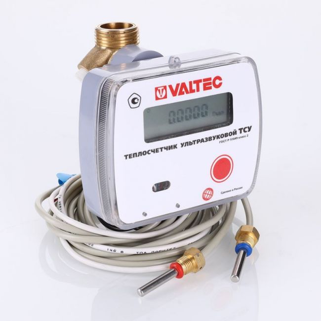 Теплосчетчик ультразвуковой, RS-485, 1,5 м3/час (на подающий тр.) Valtec TCY-15.15.R.0.00.G ,фото 2