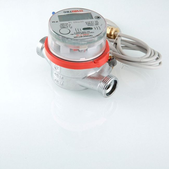 Теплосчетчик кварт. с тахометрическим расходомером, M-BUS и имп. вых. (на обратный тр.) 1,5 м3/час Valtec VHM-T-15/1,5-МИ-О ,фото 4