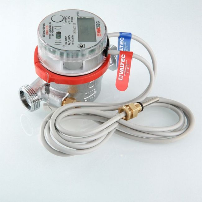 Теплосчетчик кварт. с тахометрическим расходомером, M-BUS и имп. вых. (на обратный тр.) 1,5 м3/час Valtec VHM-T-15/1,5-МИ-О ,фото 6