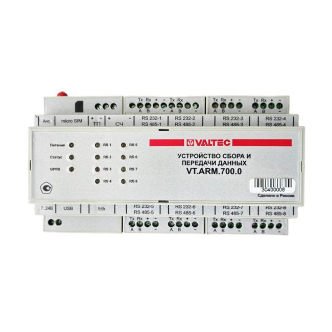 Устройство телемеханики многофункциональное цифровое (VT.UTMC700.8.8.0.G.E.1.N.DIN.S.1) 