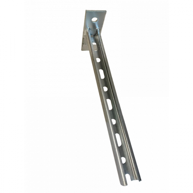 Консоль монтажная оцинк. С-образная 20х30х1,0х600, Длина консоли, мм: 600, Материал профиля: Оцинкованная сталь ,фото 2