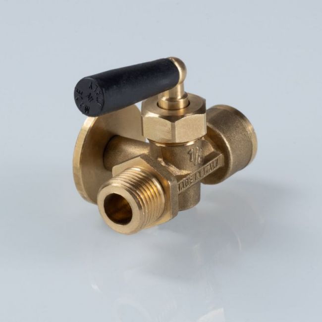 Кран для манометра трехходовой с фланцем. OR.1808.04, 1/2", Officine Rigamonti ,фото 2