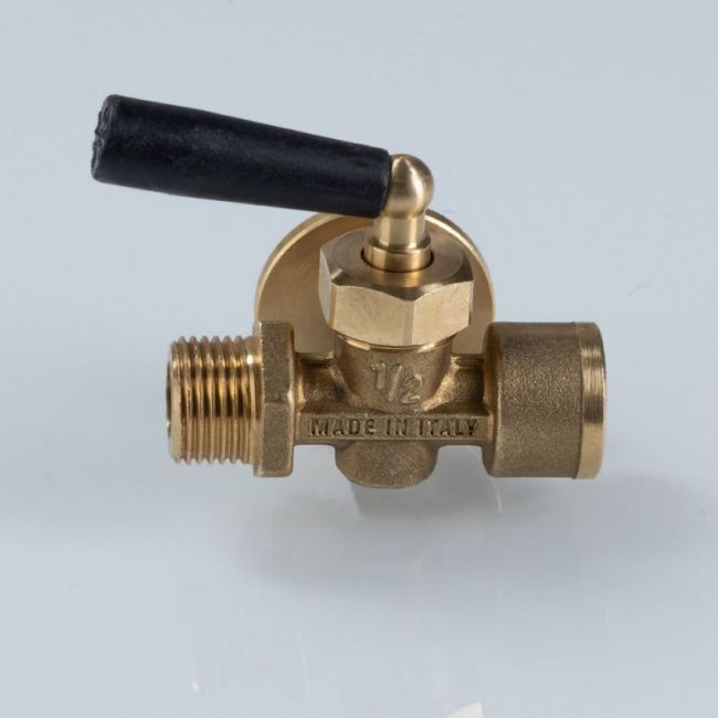 Кран для манометра трехходовой с фланцем. OR.1808.04, 1/2", Officine Rigamonti ,фото 3