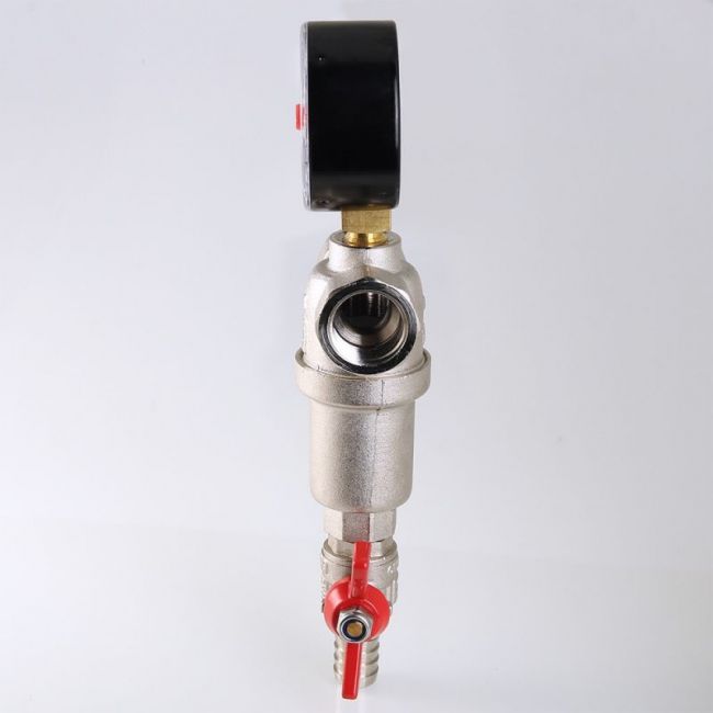 Фильтр механической очистки промывной каскадный 1/2" 500/100 мкм VT.390.N ,фото 4