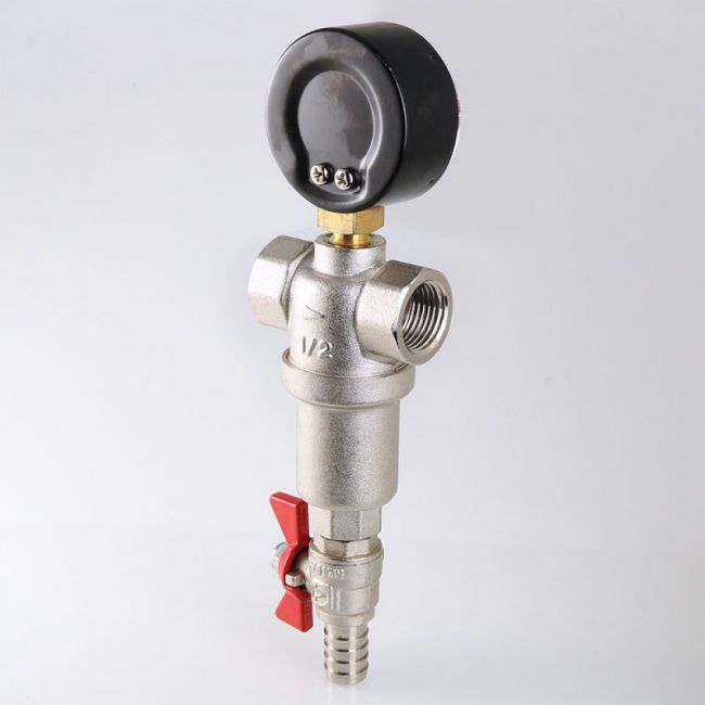 Фильтр механической очистки промывной каскадный  3/4" 500/100 мкм VT.390.N ,фото 7