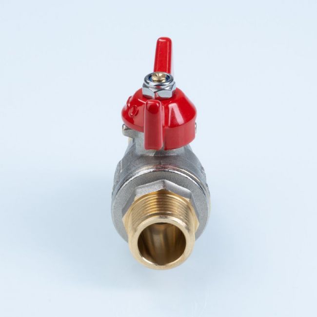 Кран шаровой «ГОСТ» с ручкой-бабочкой и наружной резьбой 1/2",  VT.419.N ,фото 2