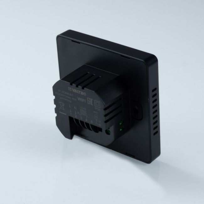 Комнатный WI FI-хронотермостат, универсальный, черный  VT.AC608.B, Valtec ,фото 7