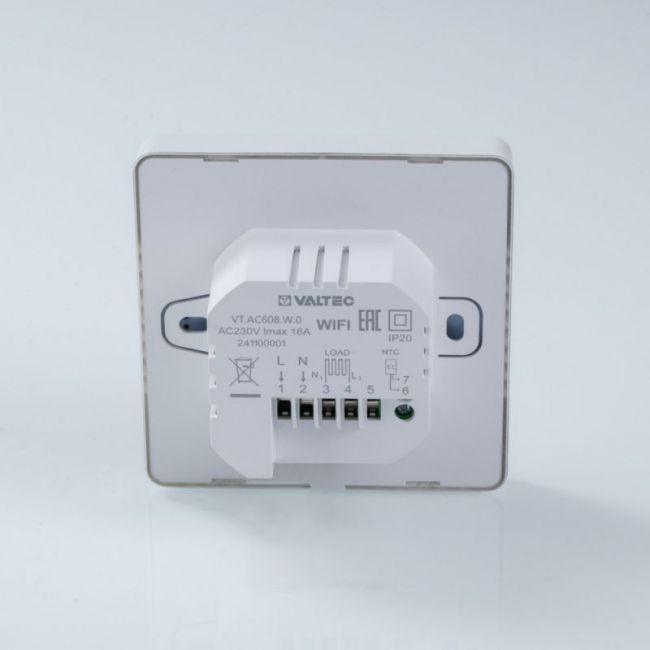 Комнатный WI FI-хронотермостат, универсальный, белый. VT.AC608.W, Valtec ,фото 6