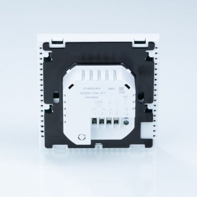 Комнатный WIFI-хронотермостат с цветным дисплеем, универсальный, белый  VT.AC613.W, Valtec ,фото 6