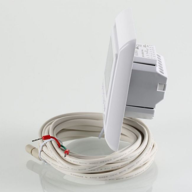 Хронотермостат электр. комнатный с датчиком температуры пола (НЗ и НО сервоприводы, 24-220В) Valtec VT.AC709.0.0 ,фото 4