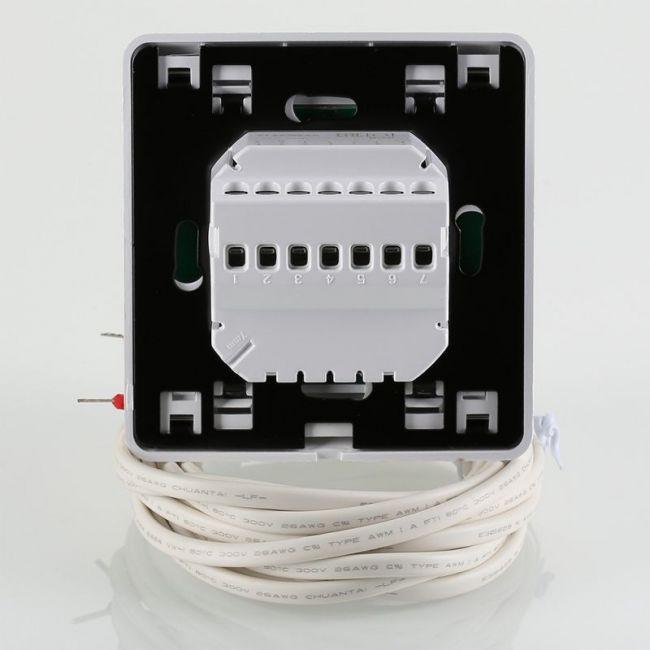 Хронотермостат электр. комнатный с датчиком температуры пола (НЗ и НО сервоприводы, 24-220В) Valtec VT.AC709.0.0 ,фото 6