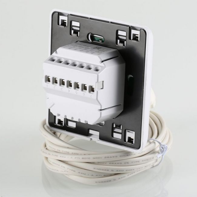 Хронотермостат электр. комнатный с датчиком температуры пола (НЗ и НО сервоприводы, 24-220В) Valtec VT.AC709.0.0 ,фото 7