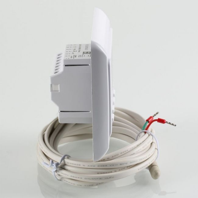 Хронотермостат электр. комнатный с датчиком температуры пола (НЗ и НО сервоприводы, 24-220В) Valtec VT.AC709.0.0 ,фото 8