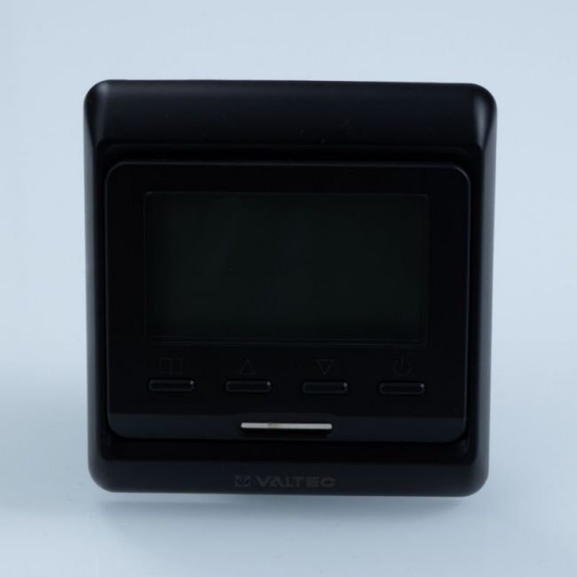 Хронотермостат электронный комнатный с датчиком температуры пола (черный). VT.AC709.B, Valtec ,фото 2