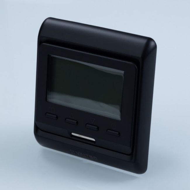 Хронотермостат электронный комнатный с датчиком температуры пола (черный). VT.AC709.B, Valtec ,фото 3